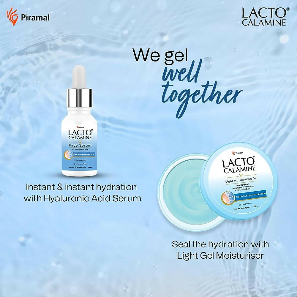 Lacto Calamine 2% Hyaluronic Acid Face Serum | Grocsy