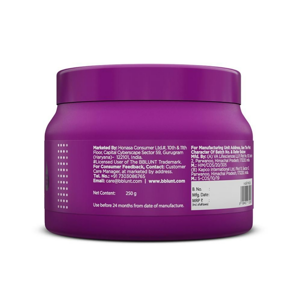 BBlunt Hair Fall Control Hair Mask With Pea Protein & Caffeine - Limited Time Offer | Grocsy