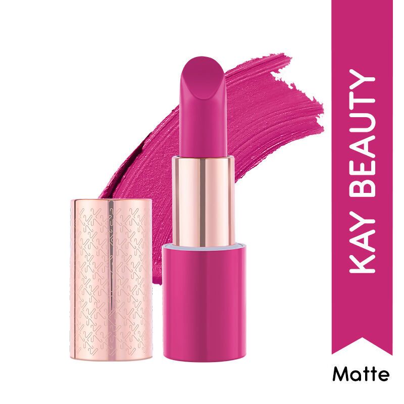 Kay Beauty By Katrina Kaif Matte Drama Long Stay Lipstick - Premier | Grocsy