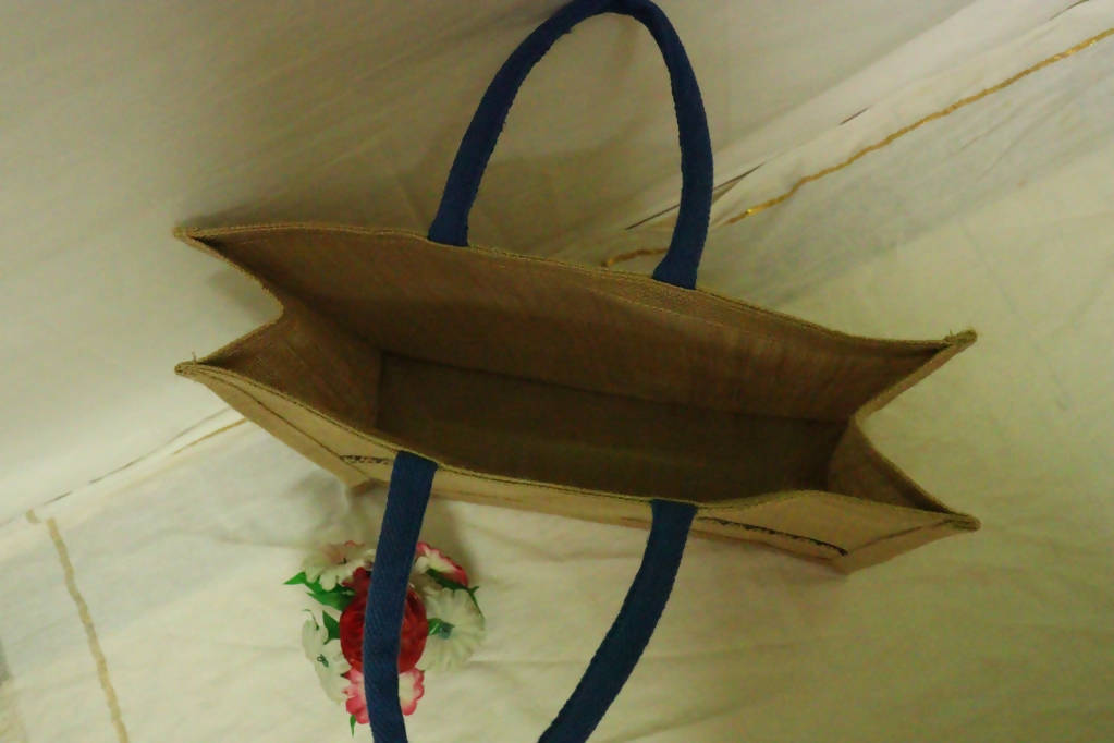 Natural Color Grocery Jute Bag | Grocsy