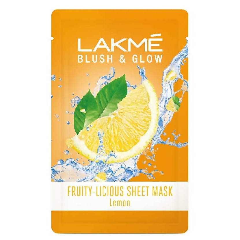 Lakme Blush And Glow Lemon Sheet Mask | Grocsy