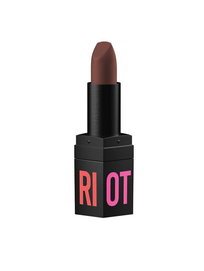 Chambor Brown Matte Riot Lipstick 287 | Grocsy