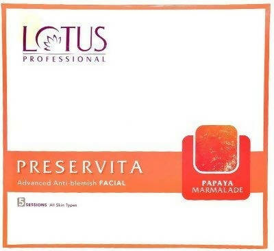 Lotus Professional Preservita Advanced Anti-Blemish Facial Kit-Papaya Marmalade | Grocsy