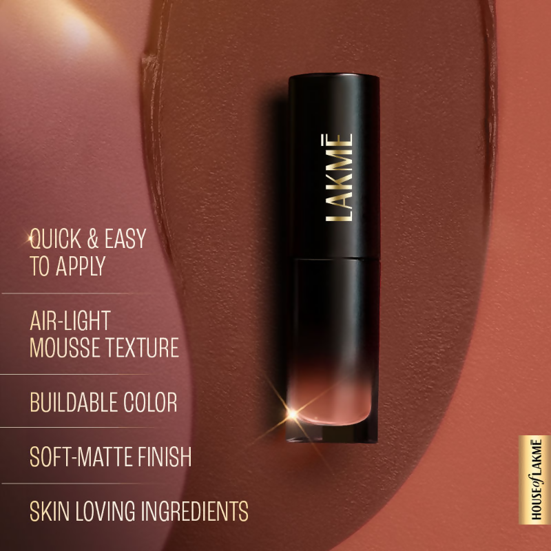 Lakme Xtraordin-Airy One-And-Done Lip, Eye & Cheek Tint - Toffee Touch | Grocsy