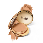 Lakme 9 To 5 Unreal Dual Cover Pressed Powder, 2 In 1 Compact + Foundation - 16 Sand | Grocsy