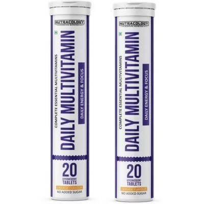 Nutracology Daily Multivitamin Effervescent Tablets With Vitamins & Minerals For Men & Women | Grocsy