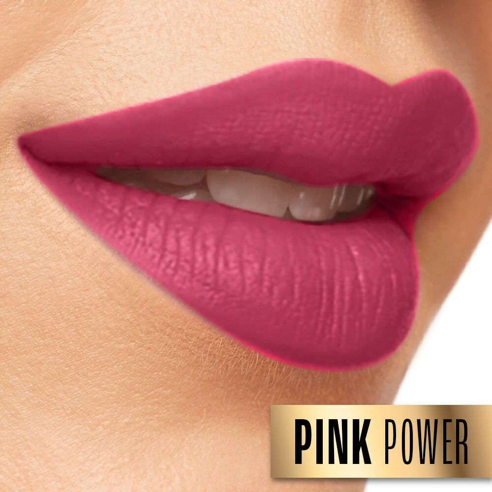 Lakme Absolute Beyond Matte Lipstick - 201 Pink Power | Grocsy