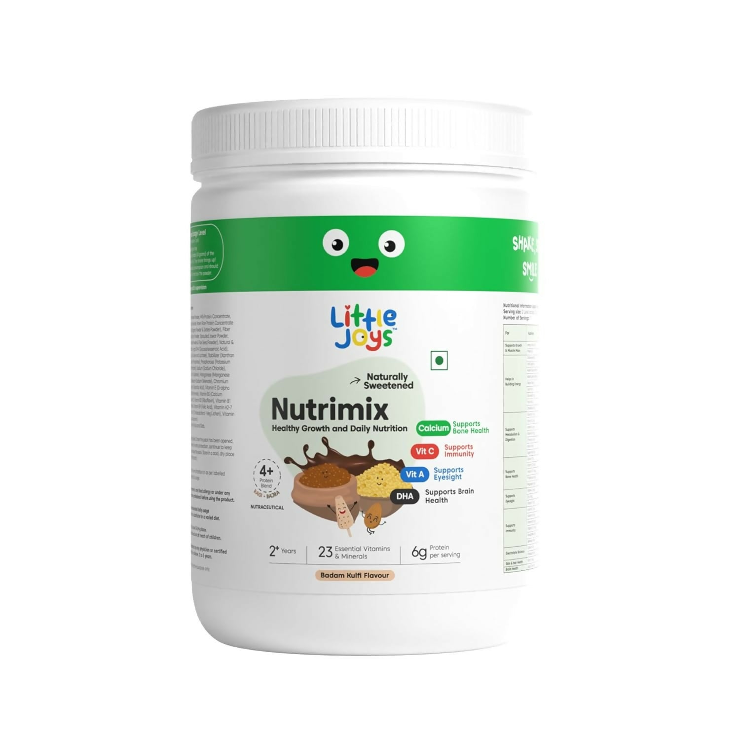 Little Joys Nutrimix Badam Kulfi Nutrition Powder 2 Years | Grocsy
