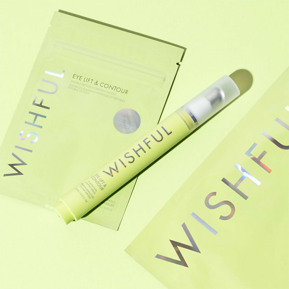 Wishful By Huda Beauty Eye Lift & Contour 1% Bakuchiol & Peptide Serum Refill - Korean Skincare | Grocsy