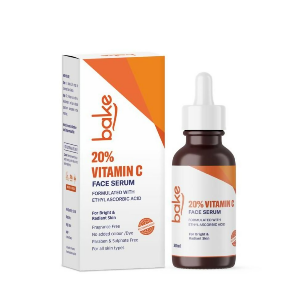 Bake 20% Vitamin C Face Serum With Ethyl Ascorbic Acid | Grocsy