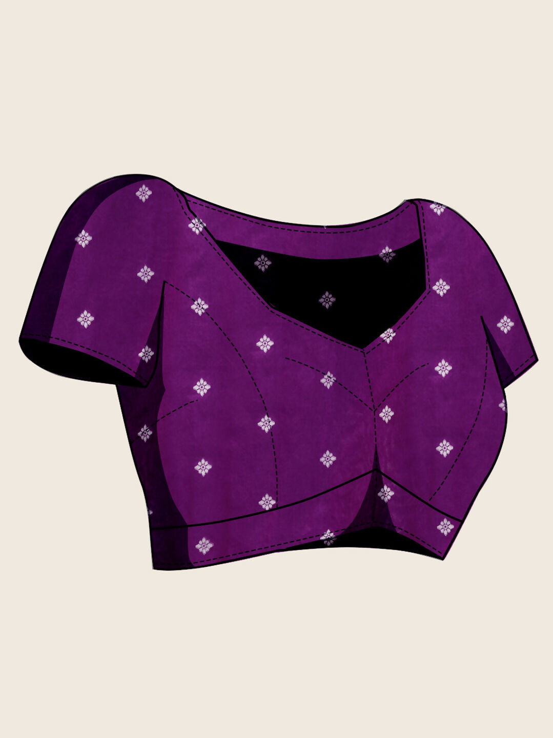 Purple Soft Silk Woven Meenakari Designer Saree - Vedanti | Grocsy