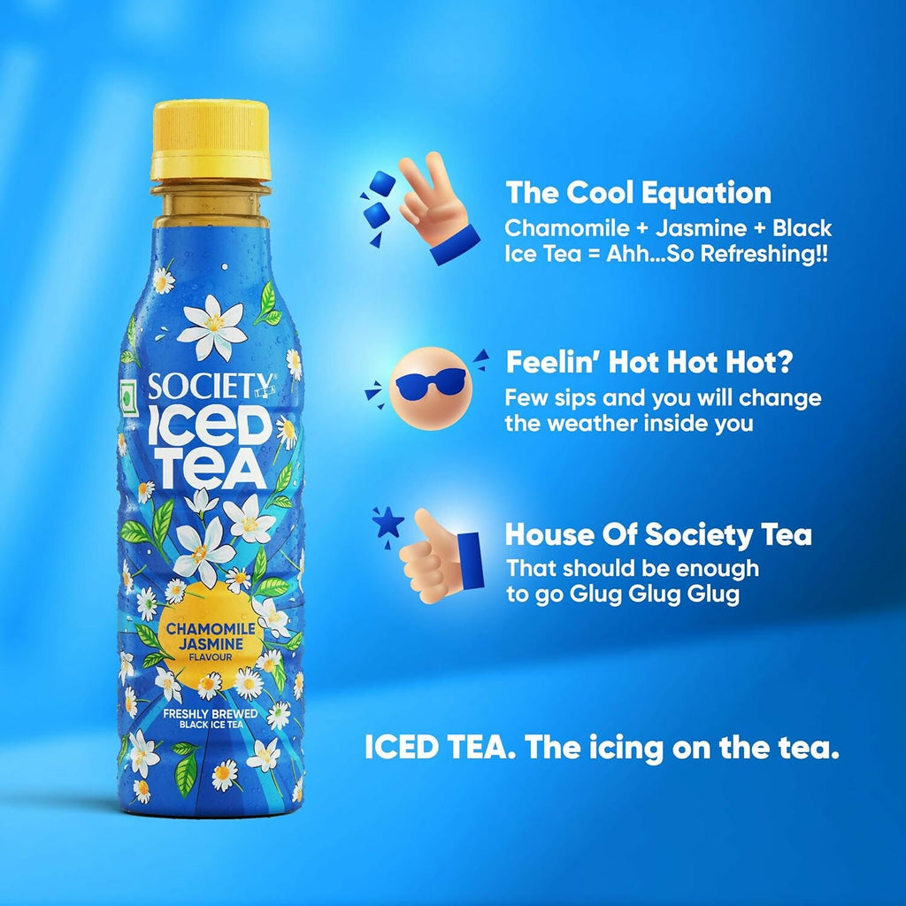 Society Iced Tea Bottle-Chamomile Jasmine | Grocsy