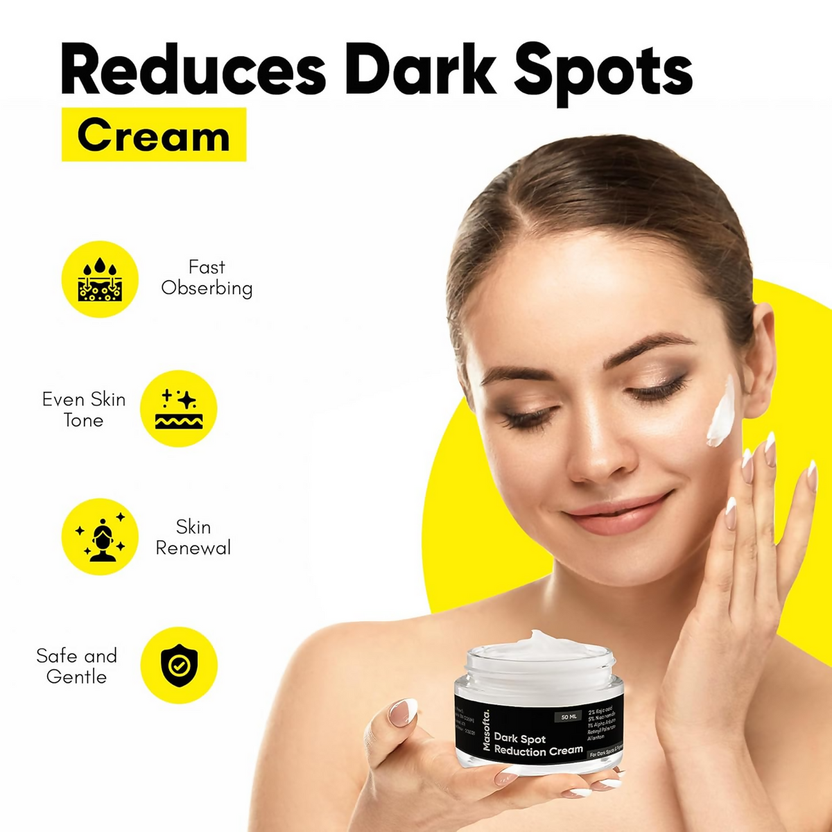 Masofta Dark Spot Reduction Cream | Grocsy