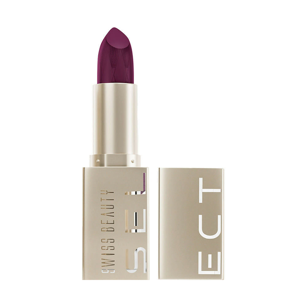 Swiss Beauty Select Creme Touch Hydrating Lipstick - 12 Worthy Wine | Grocsy