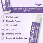 Bake 2% Kojic Acid Tinted Butter Brightening Lip Balm | Grocsy