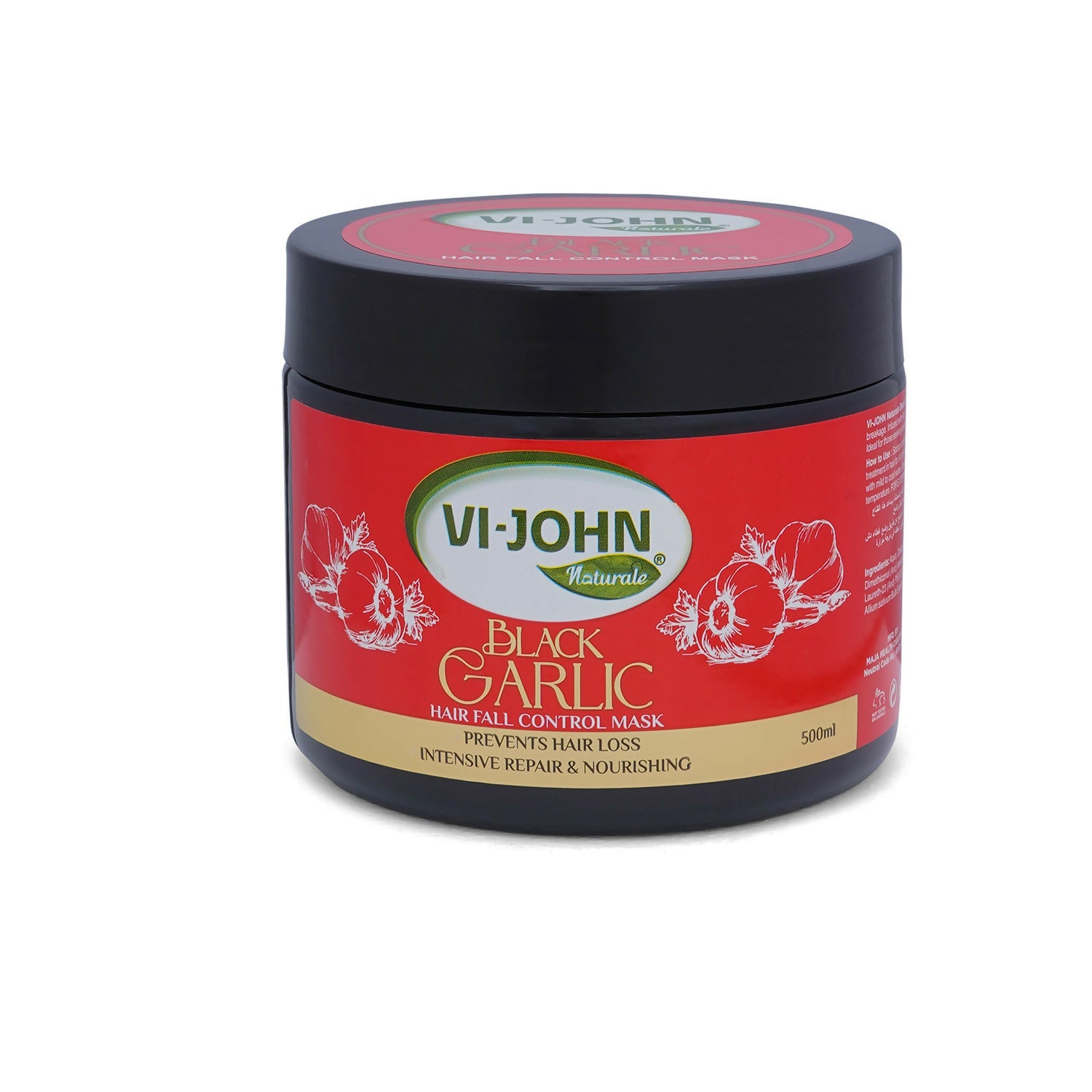 VI-JOHN Naturale Black Garlic Hair Mask Prevent Hair Loss intensive Repair & Nourishing | Grocsy