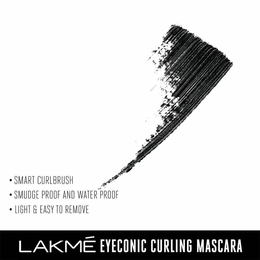 Lakme Eyeconic Lash Curling Black Mascara | Grocsy