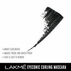 Lakme Eyeconic Lash Curling Black Mascara | Grocsy