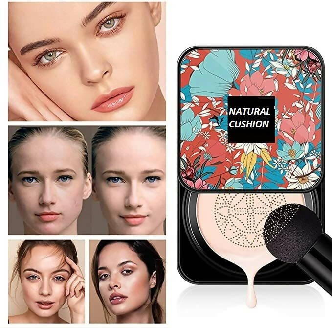 Favon M & M Natural Cushion CC Foundation with Puff | Grocsy