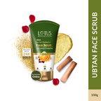 Lotus Botanicals Ubtan De-Tan Radiance Face ScrubInfused with 24K Gold For Gentle Exfoliation | Grocsy