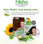 Nisha Creme Hair Color Mahogany | Grocsy