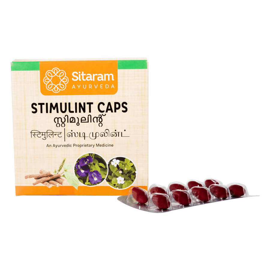 Sitaram Ayurveda Stimulint Capsules | Grocsy
