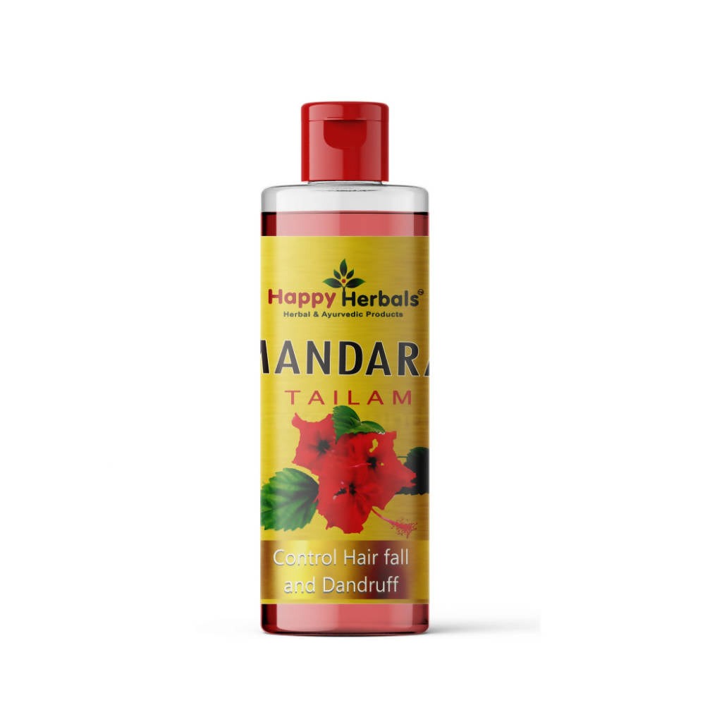 Happy Herbals Mandara Tailam | Grocsy