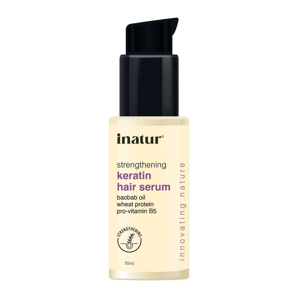 Inatur Strengthening Keratin Hair Serum | Grocsy