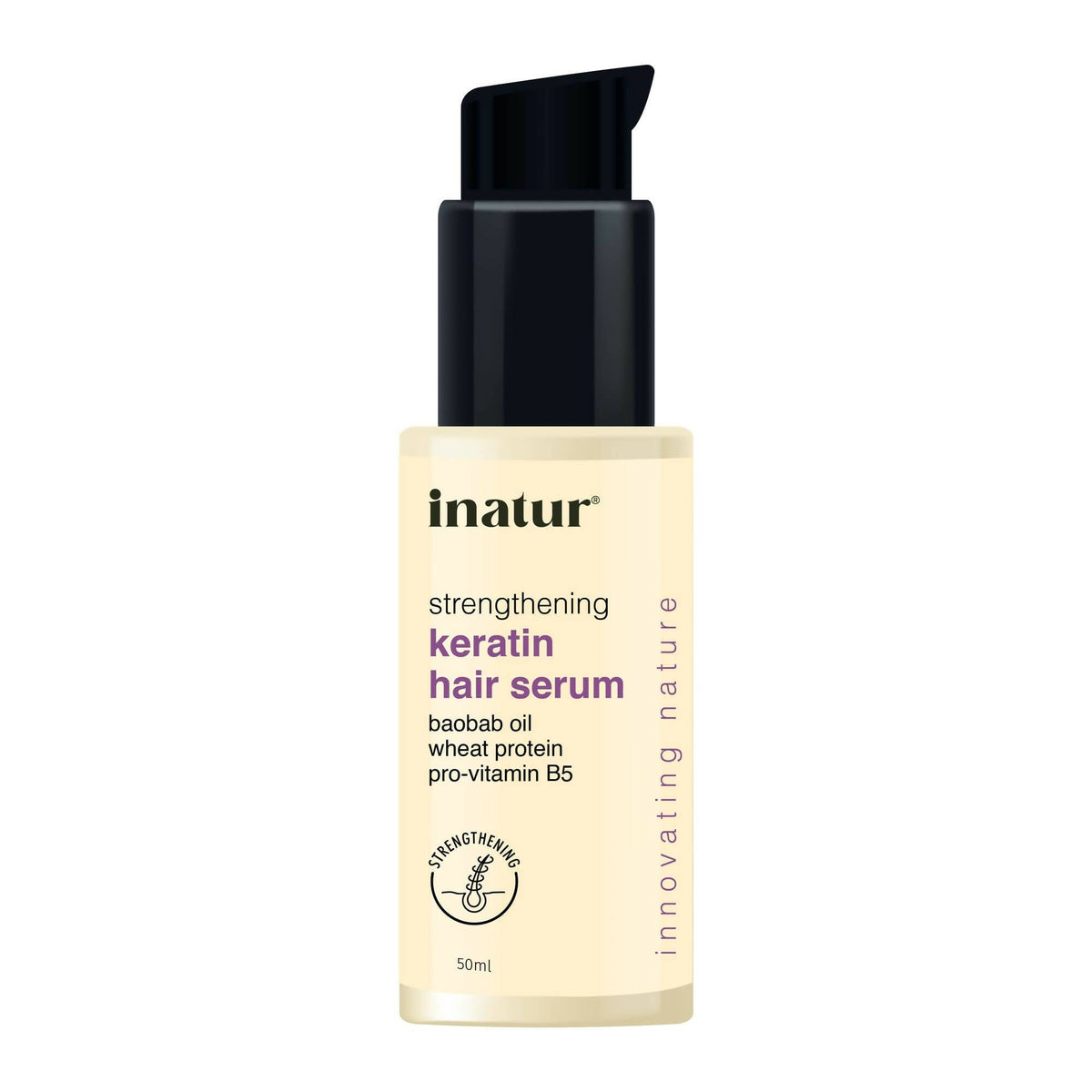 Inatur Strengthening Keratin Hair Serum | Grocsy