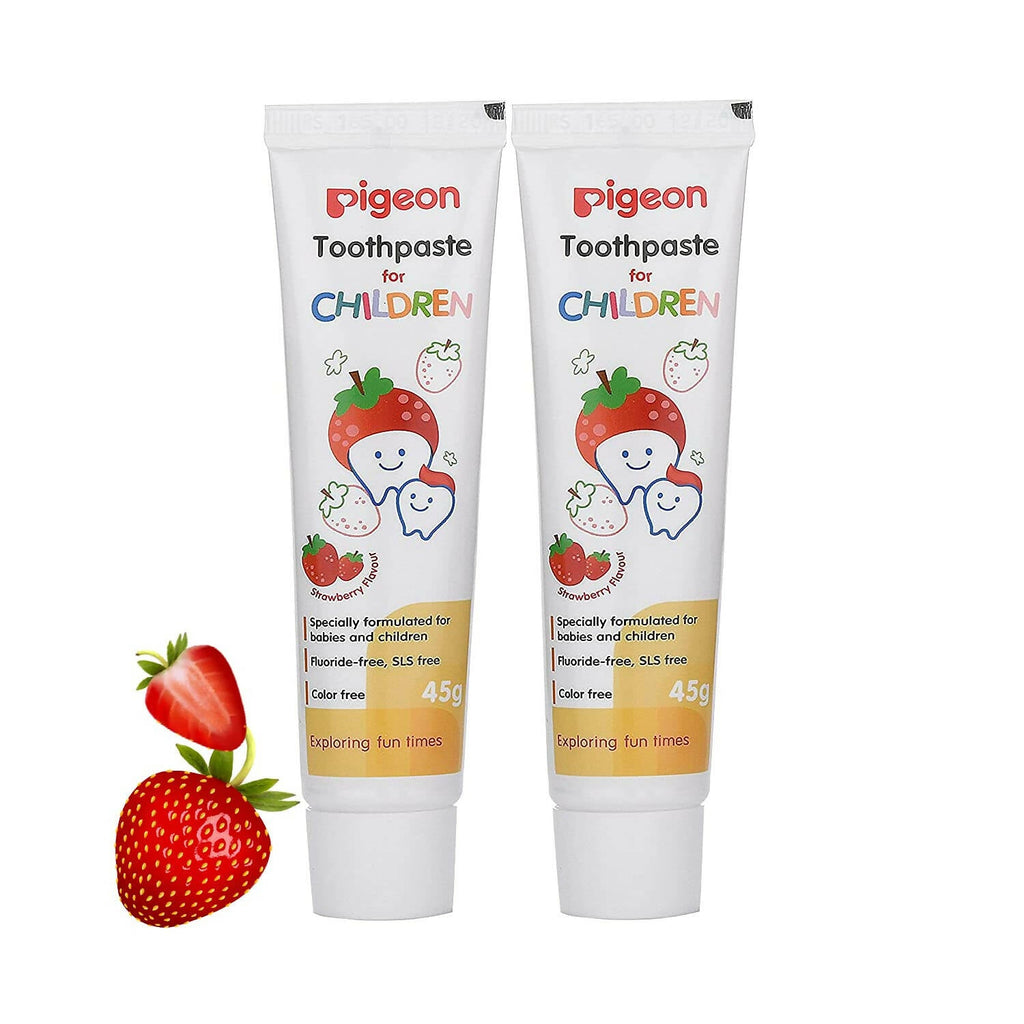Pigeon Strawberry Toothpaste For Babies | Grocsy