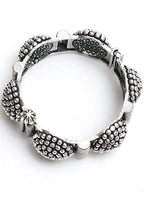 Mominos Fashion Kamal Johar Oxidised German Silver Bangles Set
