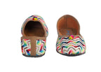 Tiny Bugs Girls Hand Crafted Ethnic Juttis - Multi | Grocsy
