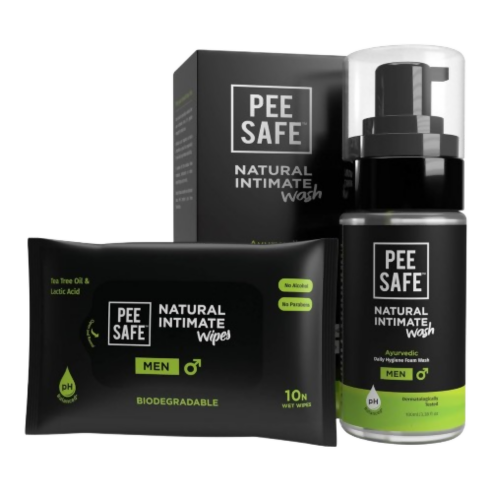 Pee Safe Intimate Wash & Intimate Wipes for Men | Grocsy