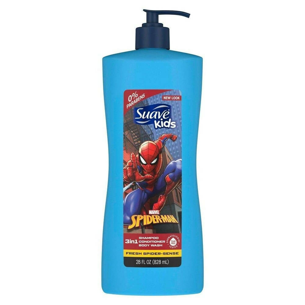 Suave Kids 3 in 1 Fresh Tear Free Shampoo Conditioner Body Wash | Grocsy