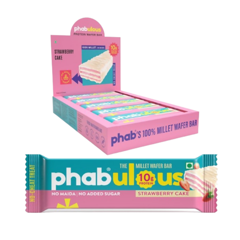 Phab Millet Wafer - Strawberry Protein Wafer | Grocsy