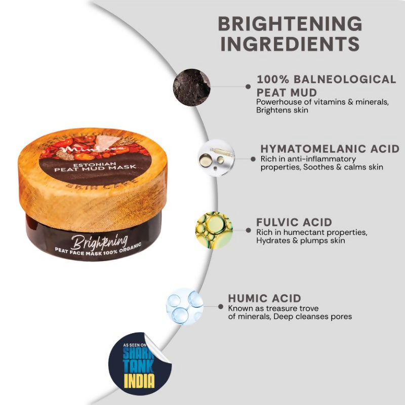 Mintree Certified Organic & Vegan Estonian Peat Mud Mask | Grocsy