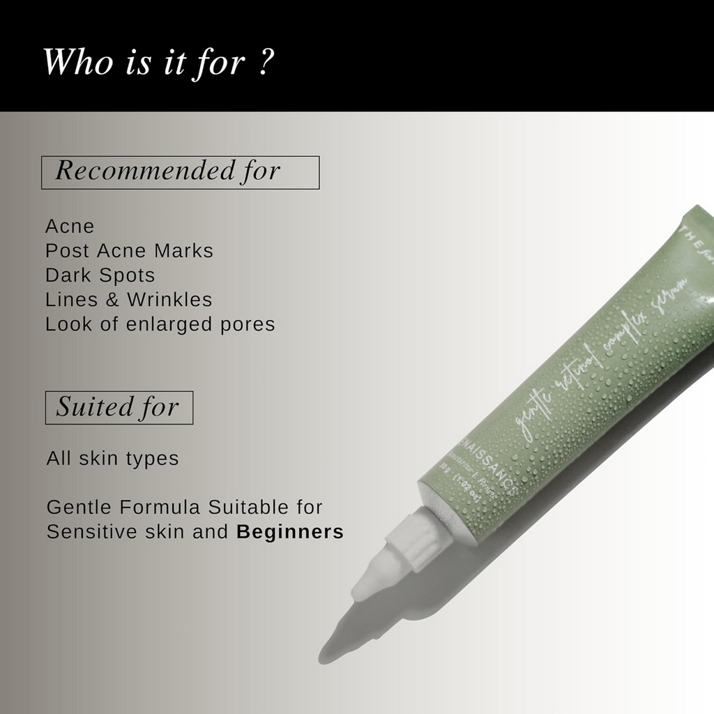 The Formularx Renaissance Gentle Retinol Complex Serum With Niacinamide & Bakuchiol | Grocsy