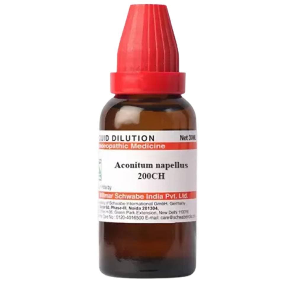 Dr. Willmar Schwabe India Aconitum Napellus Dilution | Grocsy