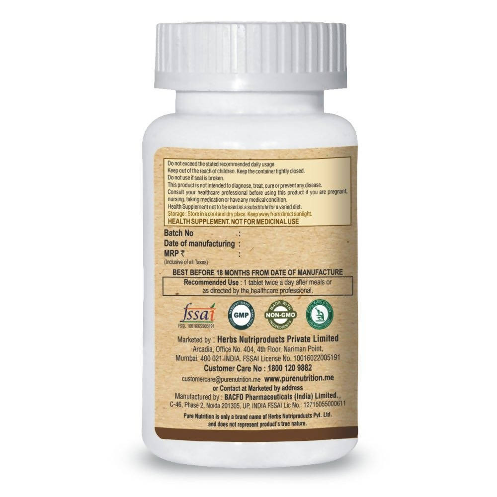 Pure Nutrition Safed Musali Tablets | Grocsy