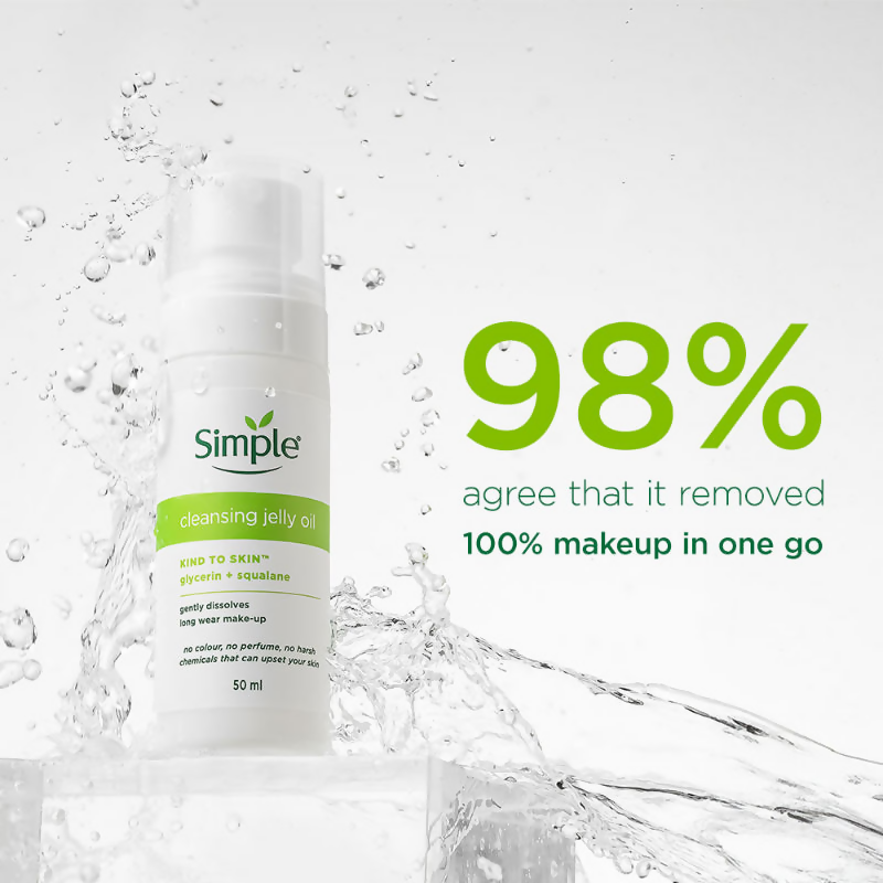 Simple Kind To Skin Cleansing Jelly Oil | Grocsy