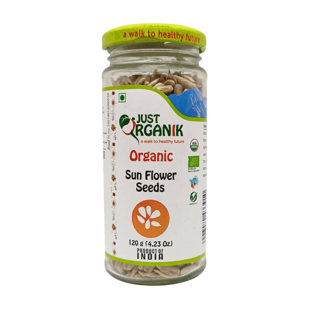 Just Organik Sunflower Seeds (Surajmukhi Ke Beej) | Grocsy