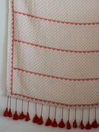 Suta Beige Floral Pure Cotton Saree | Grocsy