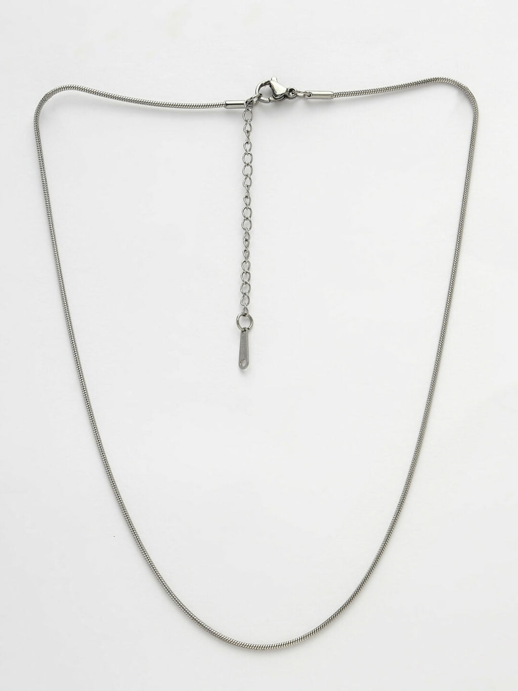 NVR Women's Set of 2 Silver & Gold Rhodium-Plated Minimal Chain | Grocsy