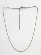 NVR Women's Set of 2 Silver & Gold Rhodium-Plated Minimal Chain | Grocsy