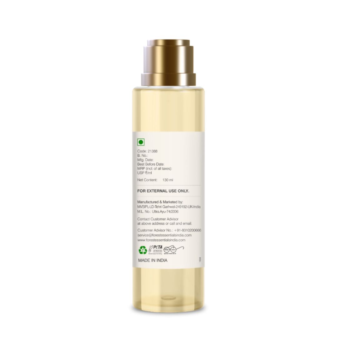 Forest Essentials After Bath Oil Lime Saffron & Oudh | Grocsy