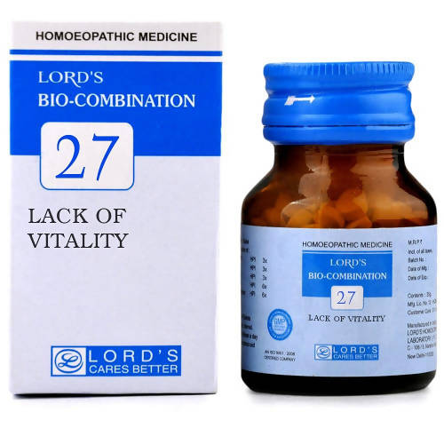 Lord's Homeopathy Bio-Combination 27 Tablets | Grocsy