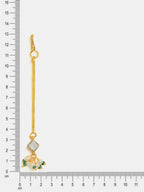 Ruby Raang Jhumka Drop Tikka | Grocsy