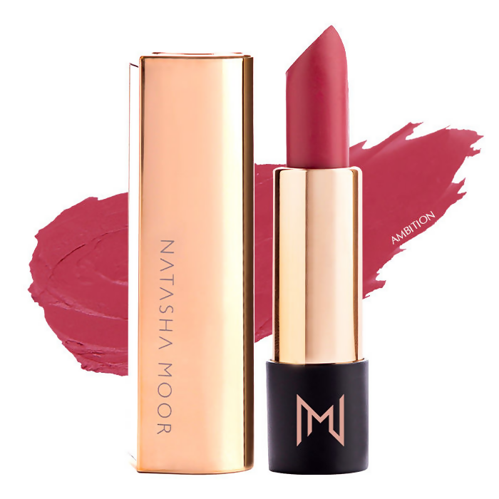 Natasha Moor Silk Suede Lipstick - Ambition | Grocsy