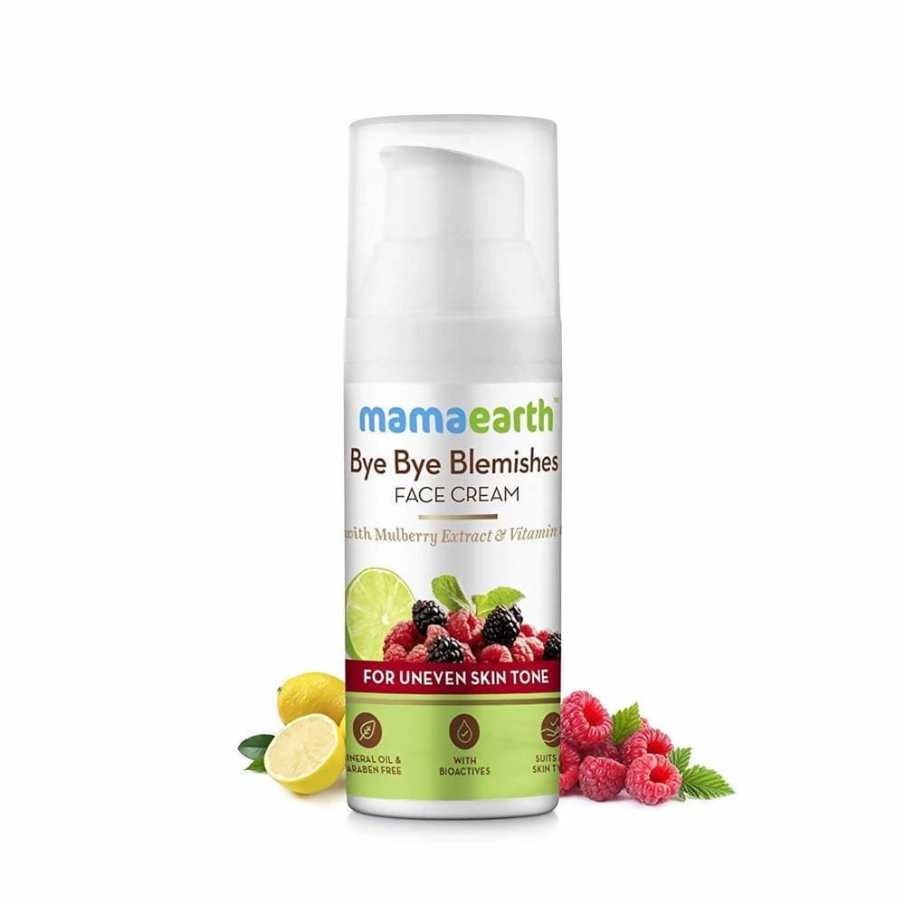 Mamaearth Bye Bye Blemishes Face Cream For Uneven Skin Tone | Grocsy