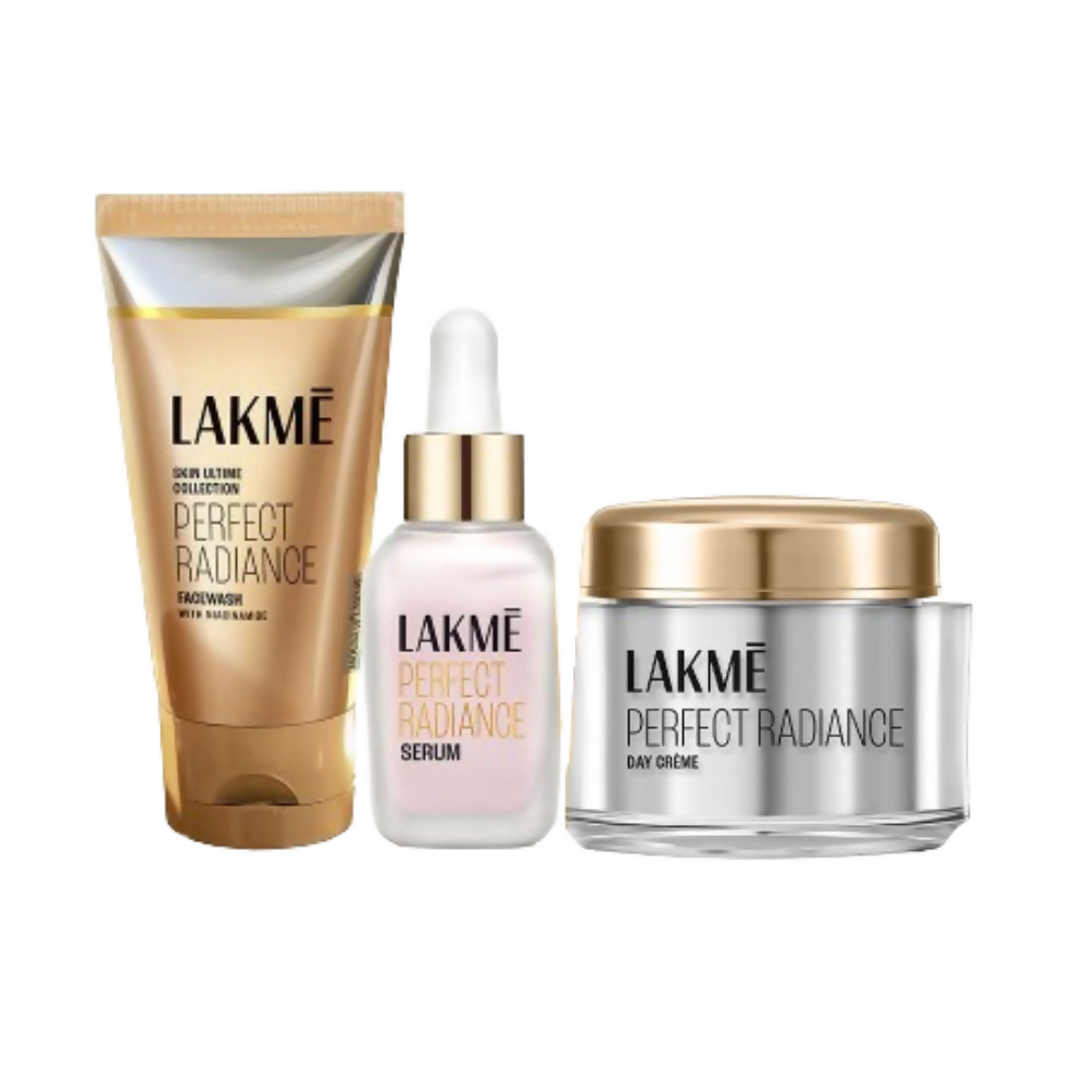 Lakme Absolute Perfect Radiance with Niacinamide CSM (Cleanser, Serum, Moisturizer) Combo | Grocsy
